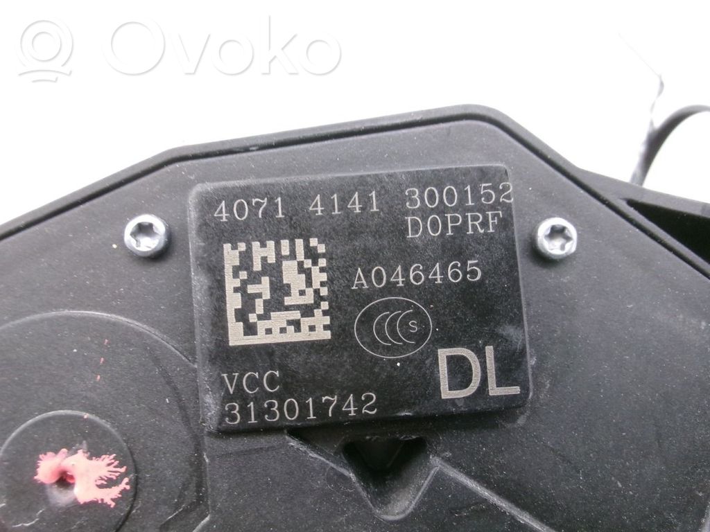 Volvo V60 Zamek drzwi tylnych 