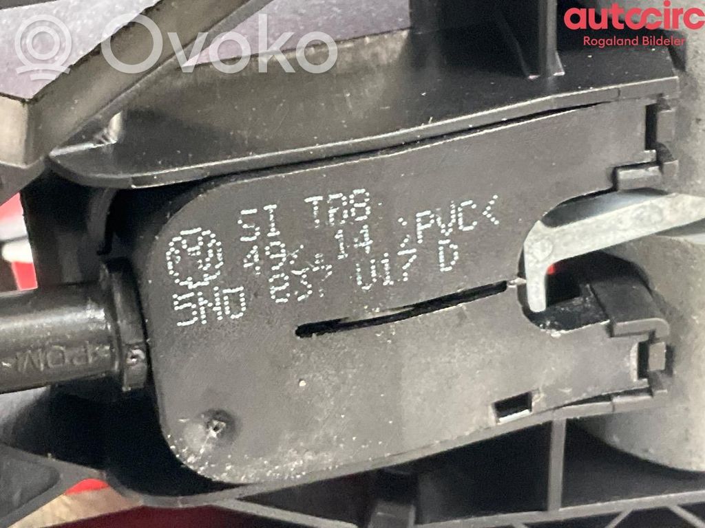 Mâner exterior ușă spate   8V0837205A,8V0837205A,8V0837205A,8V0837205A