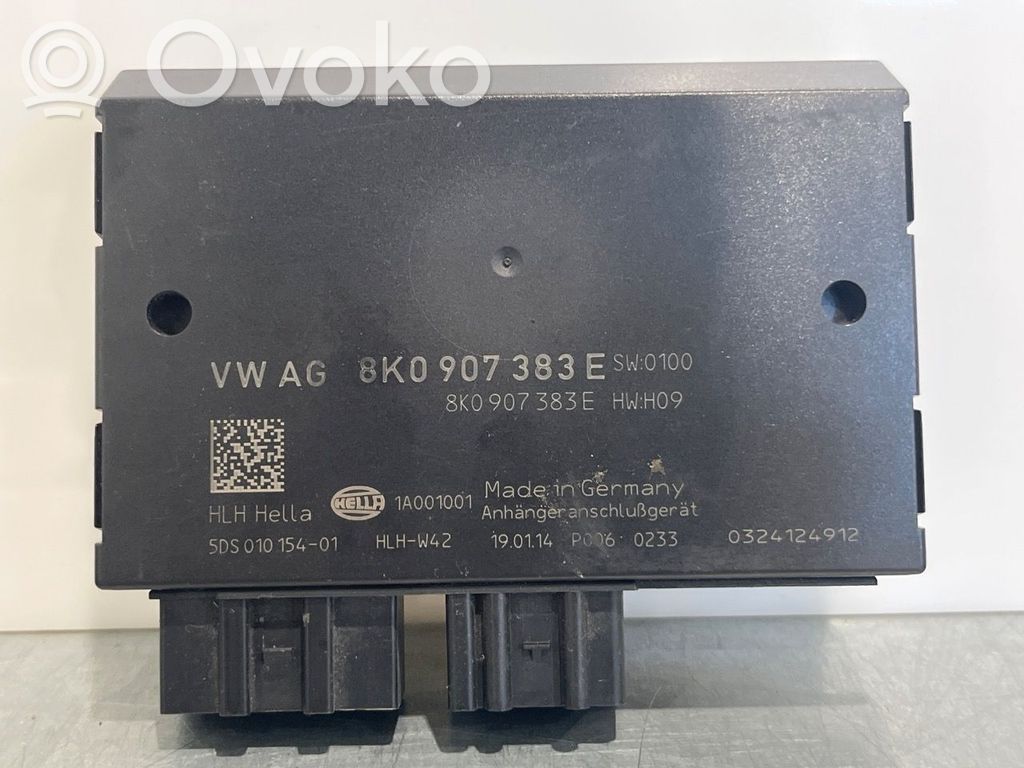 Audi A4 S4 B8 8K Unidad de control/módulo de la barra de remolque 