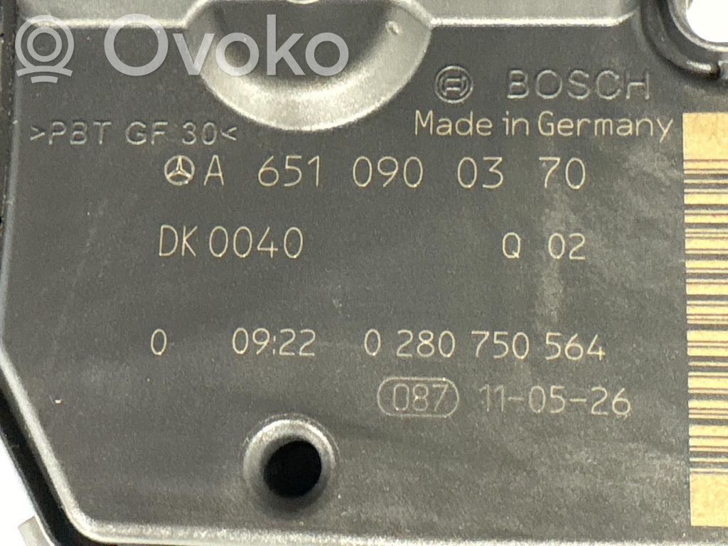 Mercedes-Benz C W204 Valvola corpo farfallato 