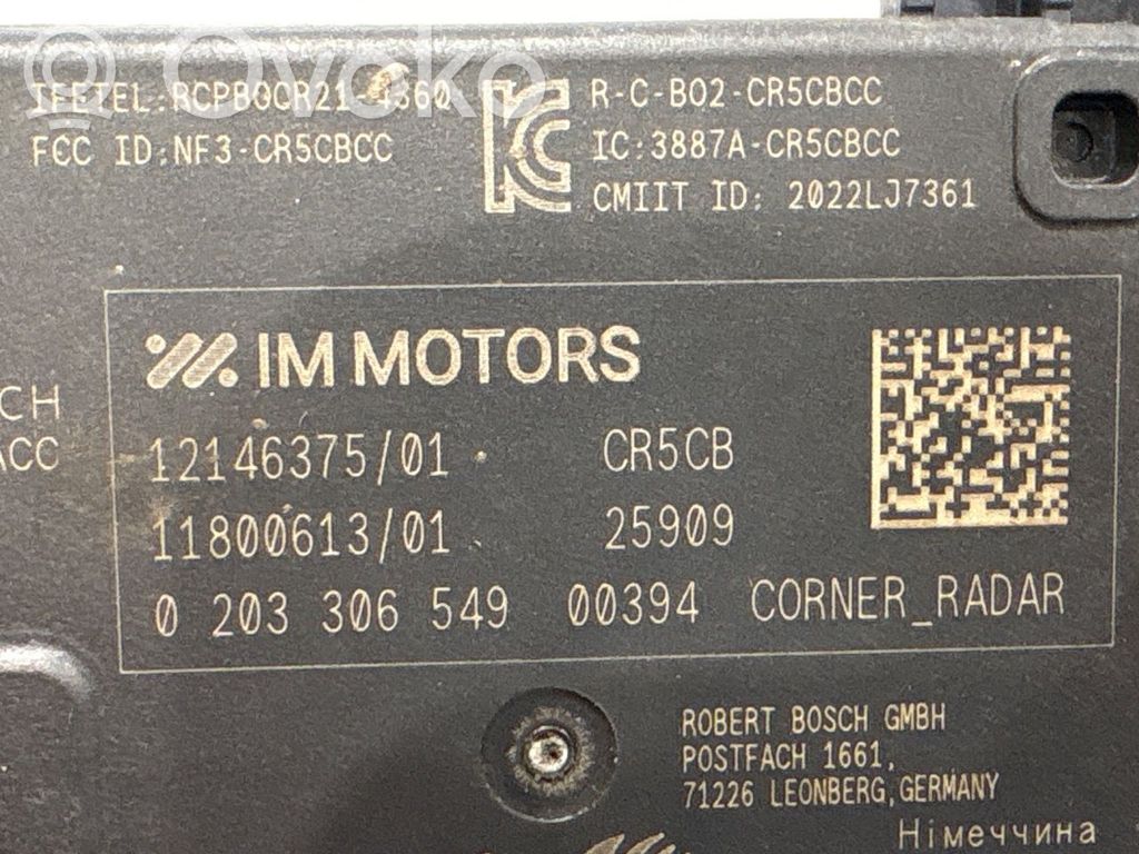 Sensor de radar Distronic   11800613,12146375,12146375,0203306549,11800613,12146375