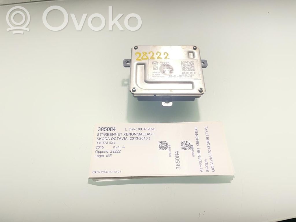 Skoda Octavia Mk3 (5E) Unitate/modul control lămpi xenon 