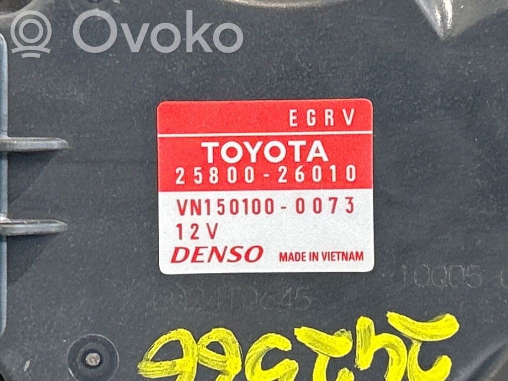 Válvula EGR   2580026010,2580026010,2580026010,2580026010,VN1501000073
