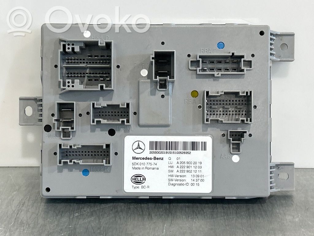 Mercedes-Benz C W205 Alte unități/module de control 