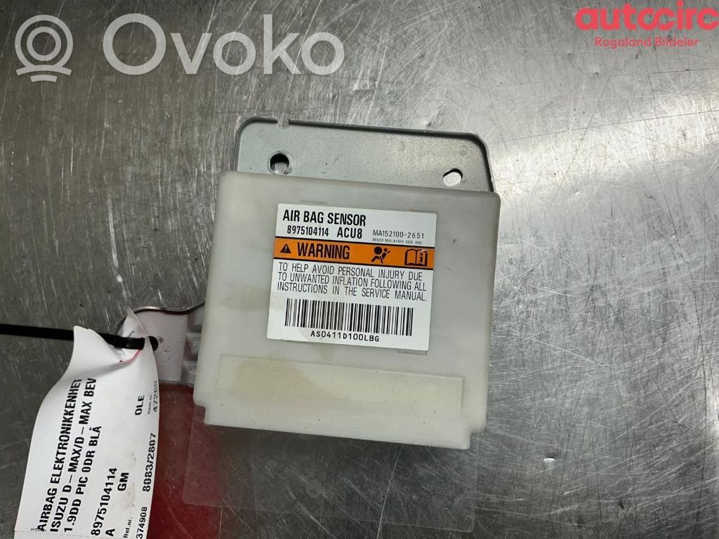 Sterownik / Moduł Airbag   8975104114,8975104114,8975104114
