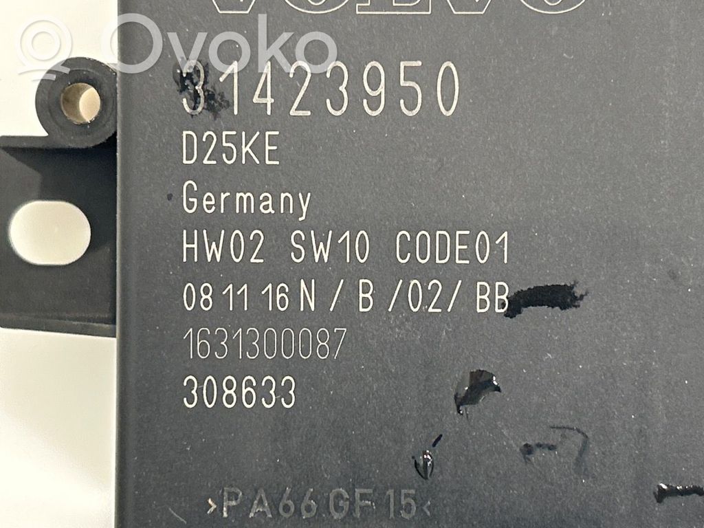 Volvo XC60 Unitate/modul de comandă parcare PDC 