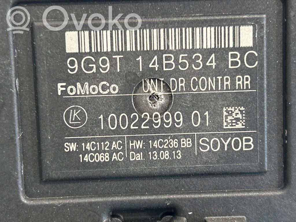 Unité de commande module de porte   31318368,9G9T14B534BC,9G9T14B534BC,1002299901,31318368,9G9T14B534BC
