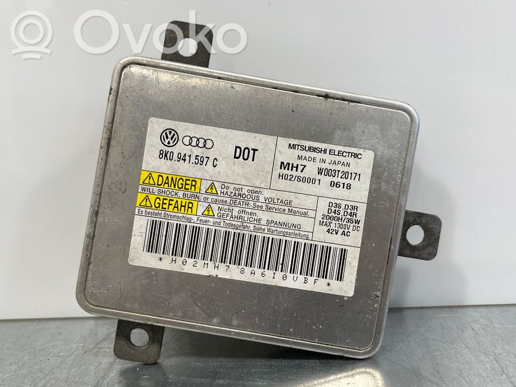 Audi A4 S4 B8 8K Unité de commande / module Xénon 