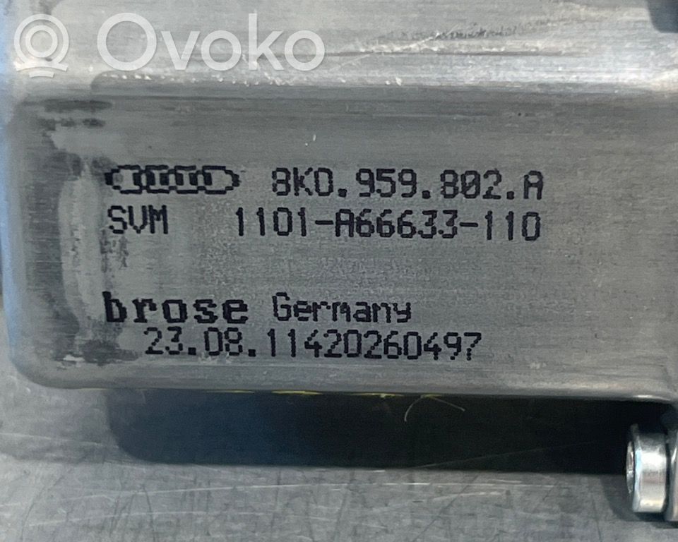 Audi A4 S4 B8 8K Alzacristalli elettrico della portiera anteriore