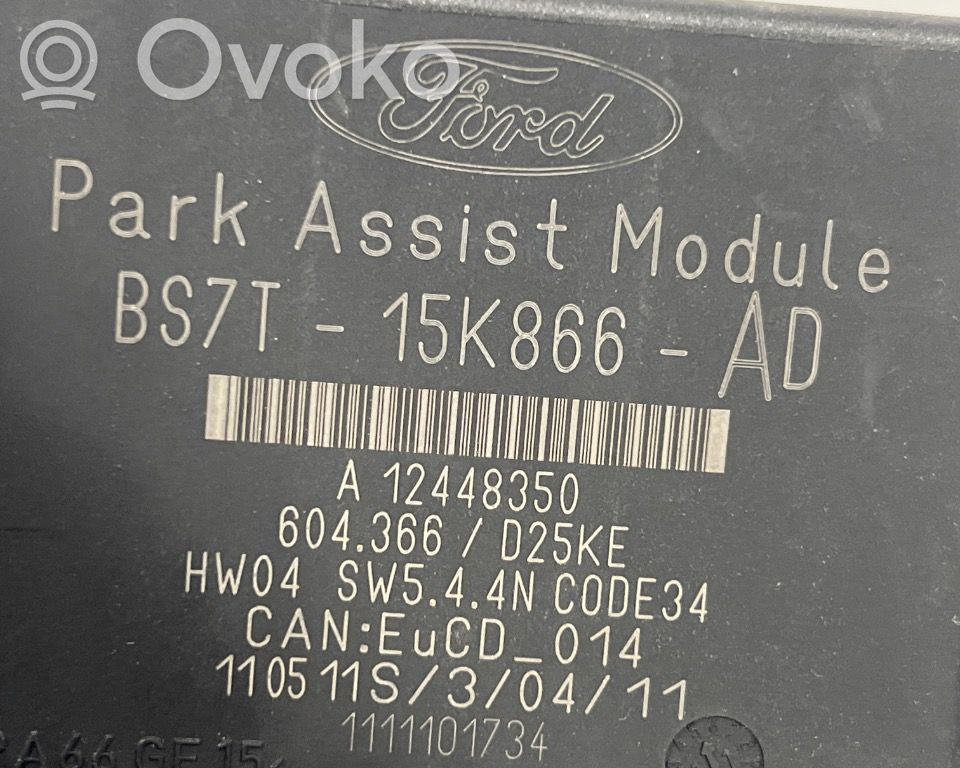 Pysäköintitutkan (PCD) ohjainlaite/moduuli   1750288,BS7T15K866AD,BS7T15K866AD,1750288,BS7T15K866AD