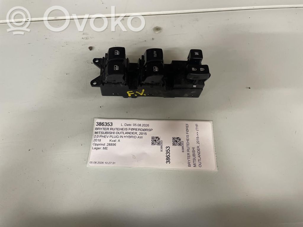 Mitsubishi Outlander Interrupteur commade lève-vitre