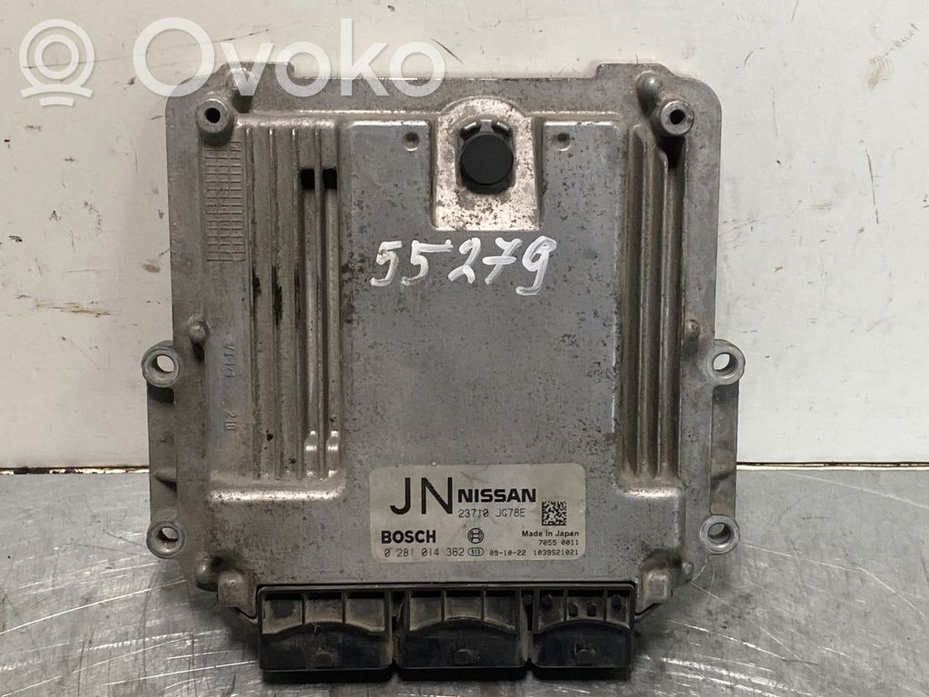 Nissan X-Trail T31 Unité de commande, module ECU de moteur