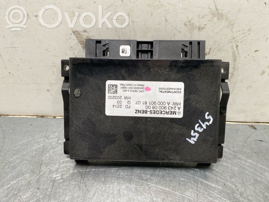 Mercedes-Benz EQB Unitate/modul de control cutie de viteze 