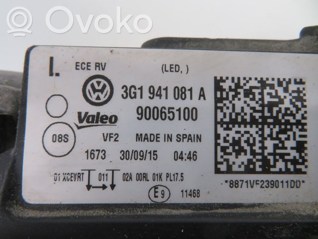Volkswagen PASSAT B8 Phare frontale