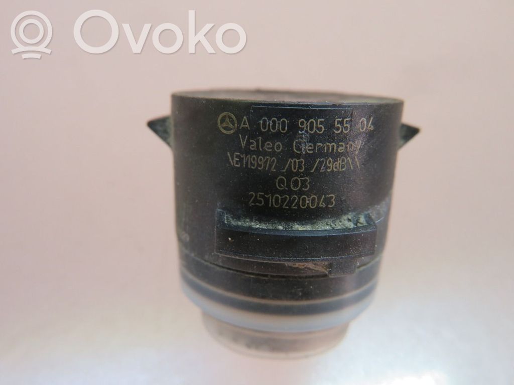 Mercedes-Benz EQV 447 Interruptor del sensor de aparcamiento (PDC)