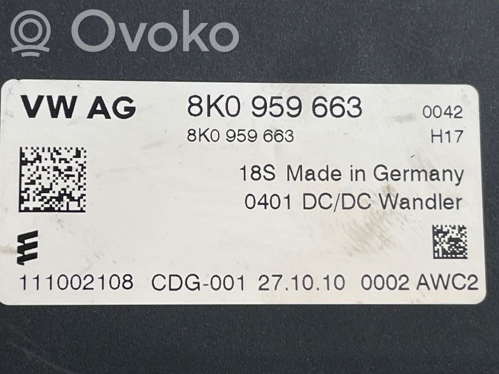 Audi A4 S4 B8 8K Alte unități/module de control 