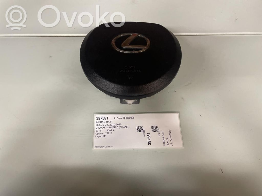 Lexus CT 200H Airbag volan 