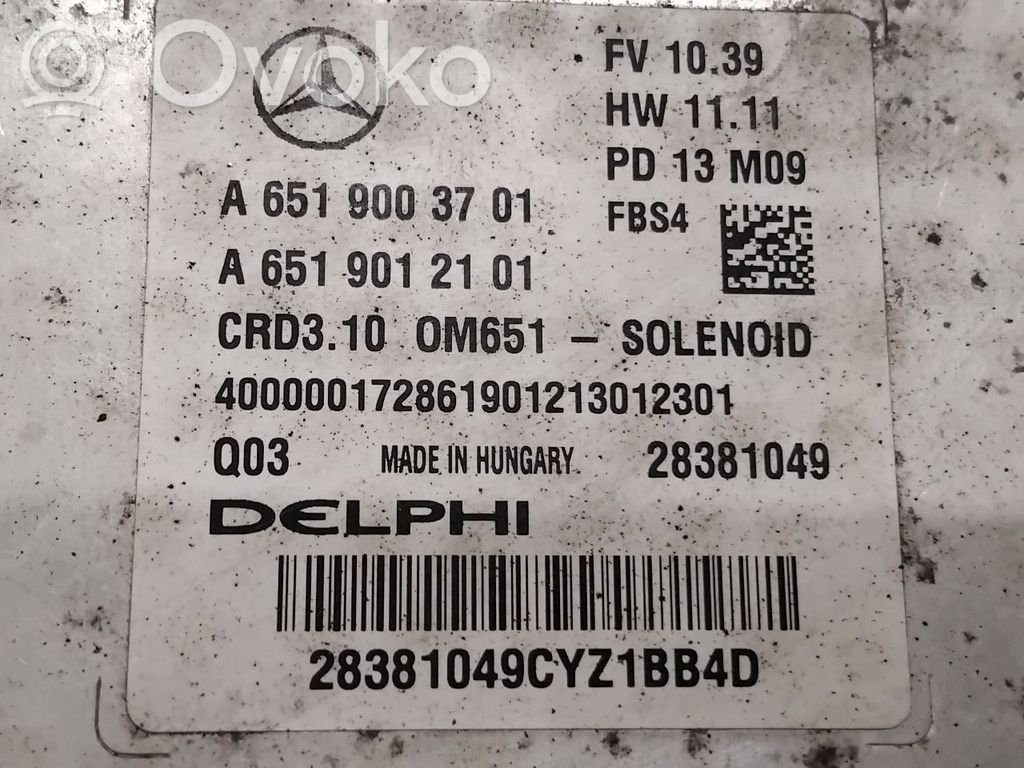 Mercedes-Benz E W212 Centralina/modulo motore ECU 