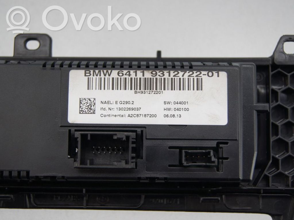 BMW X3 F25 Verkleidung Bedieneinheit Klimaanlage / Heizung 