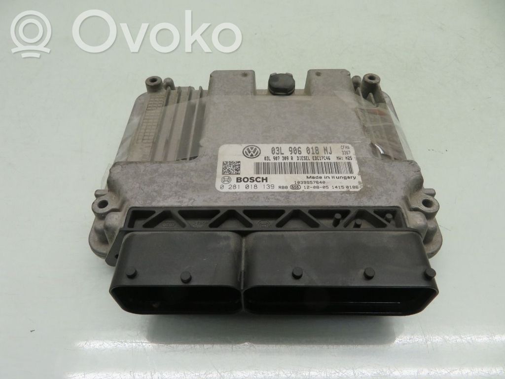 Volkswagen Caddy Unité de commande, module ECU de moteur