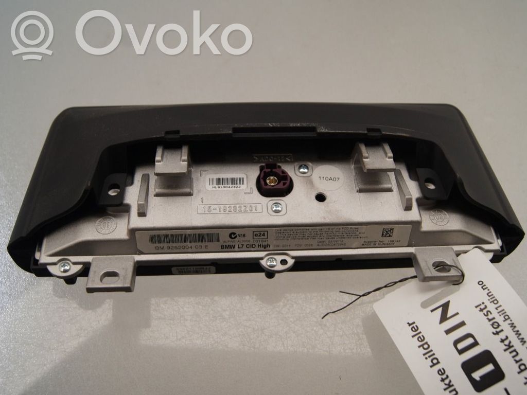 BMW 3 F30 F35 F31 Sonstiges Einzelteil Kombiinstrument Cockpit 