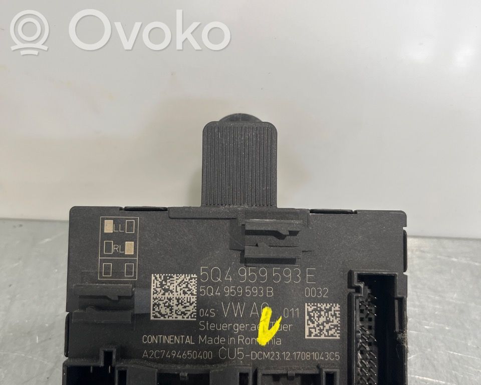Skoda Superb B8 (3V) Unité de commande module de porte