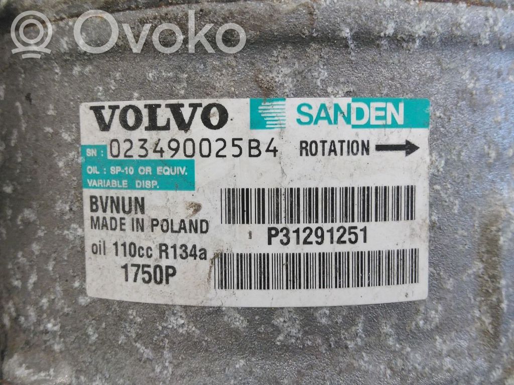 Volvo V40 Compresor (bomba) del aire acondicionado (A/C))