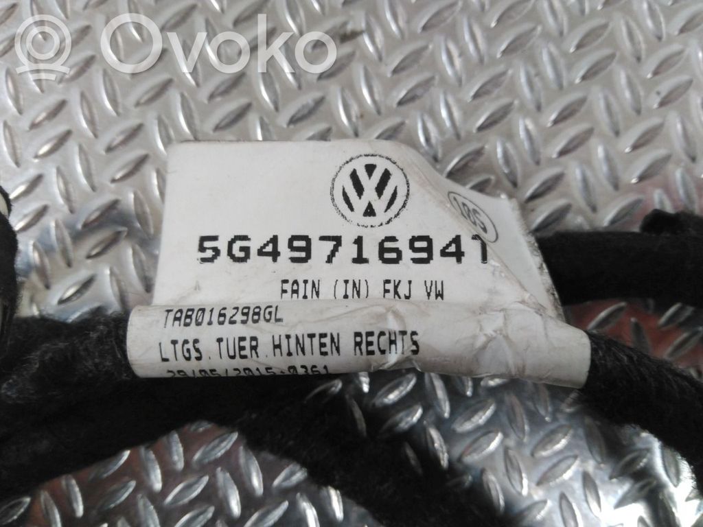 Volkswagen e-Golf Mazo de cables