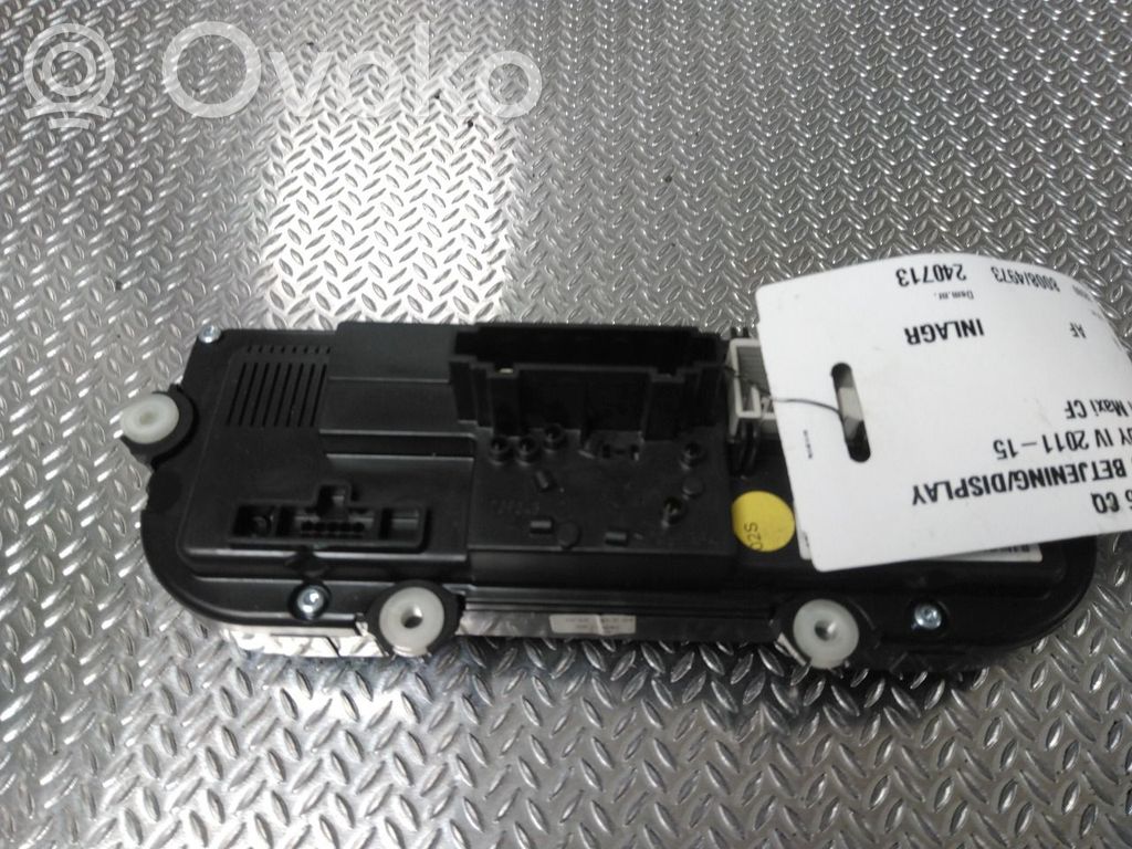 Volkswagen Caddy Console centrale, commande chauffage/clim