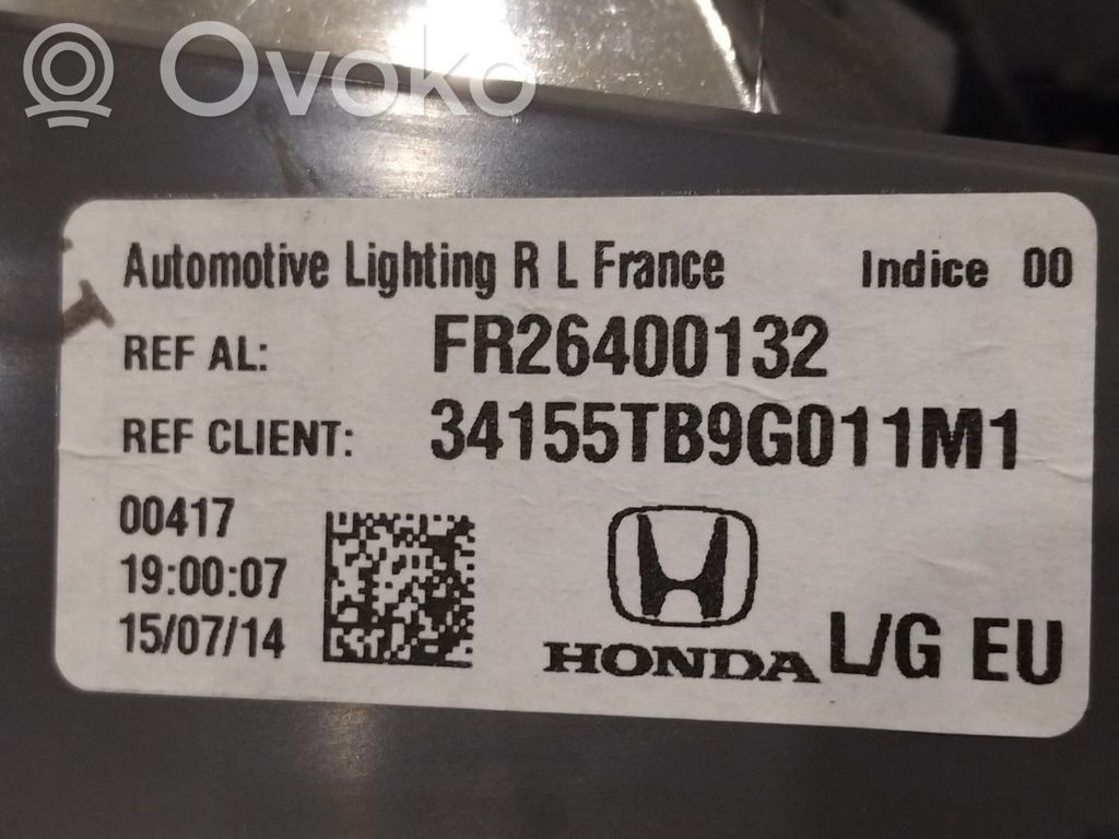 Honda Civic IX Lampa tylna