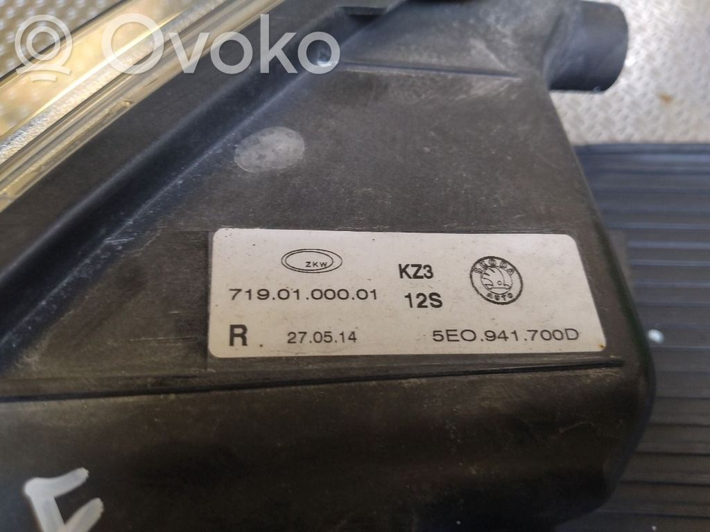 Skoda Octavia Mk3 (5E) Etusumuvalo 