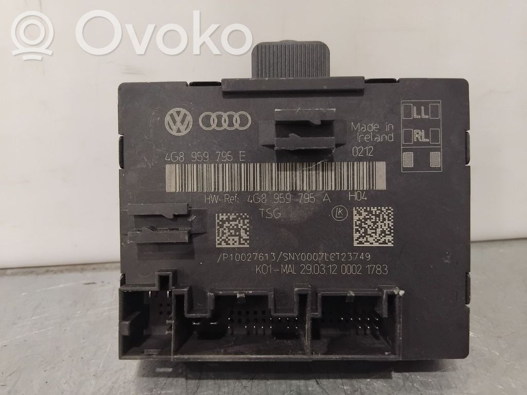 Audi A6 S6 C7 4G Unité de commande module de porte 