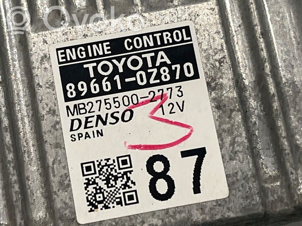 Toyota Auris E180 Motorsteuergerät ECU 