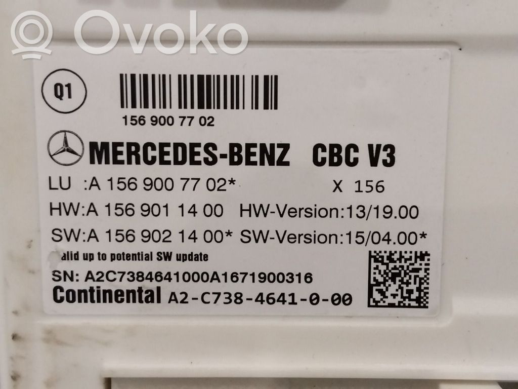 Mercedes-Benz B W246 W242 Otras unidades de control/módulos 