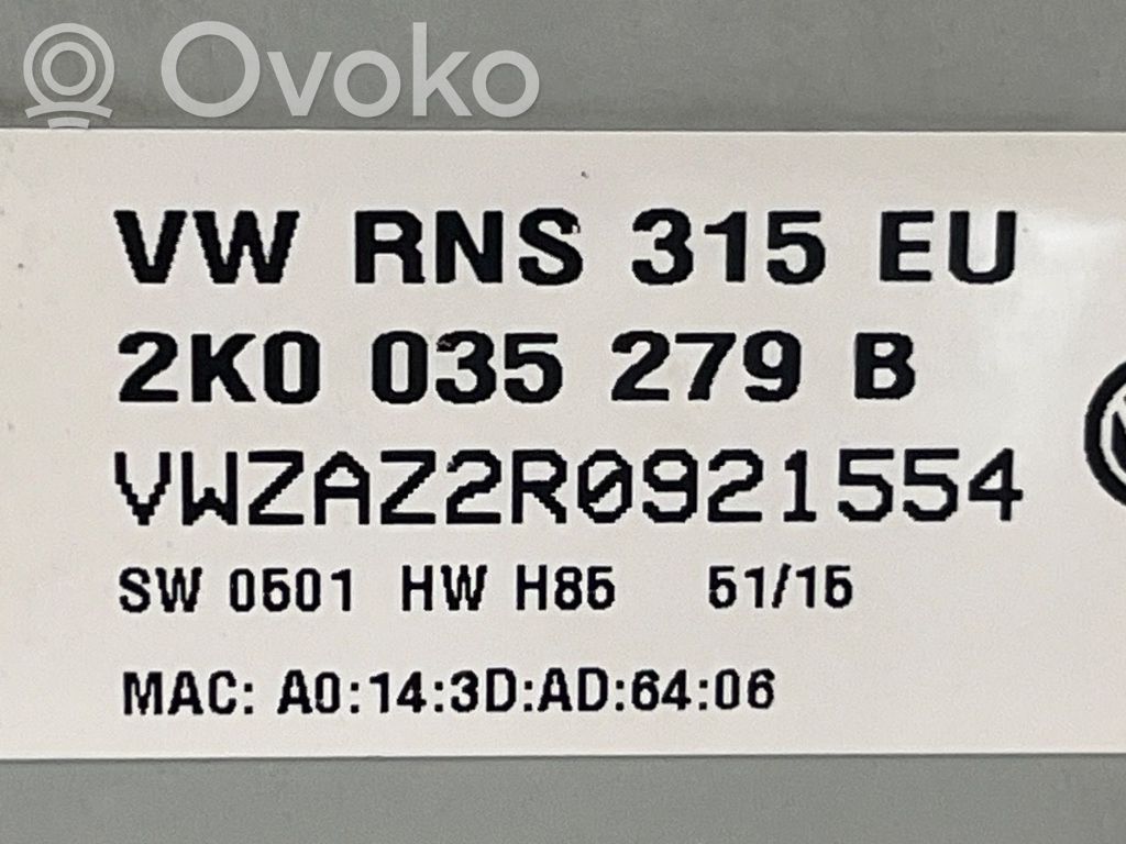 Volkswagen Amarok Radio/CD/DVD/GPS-pääyksikkö 