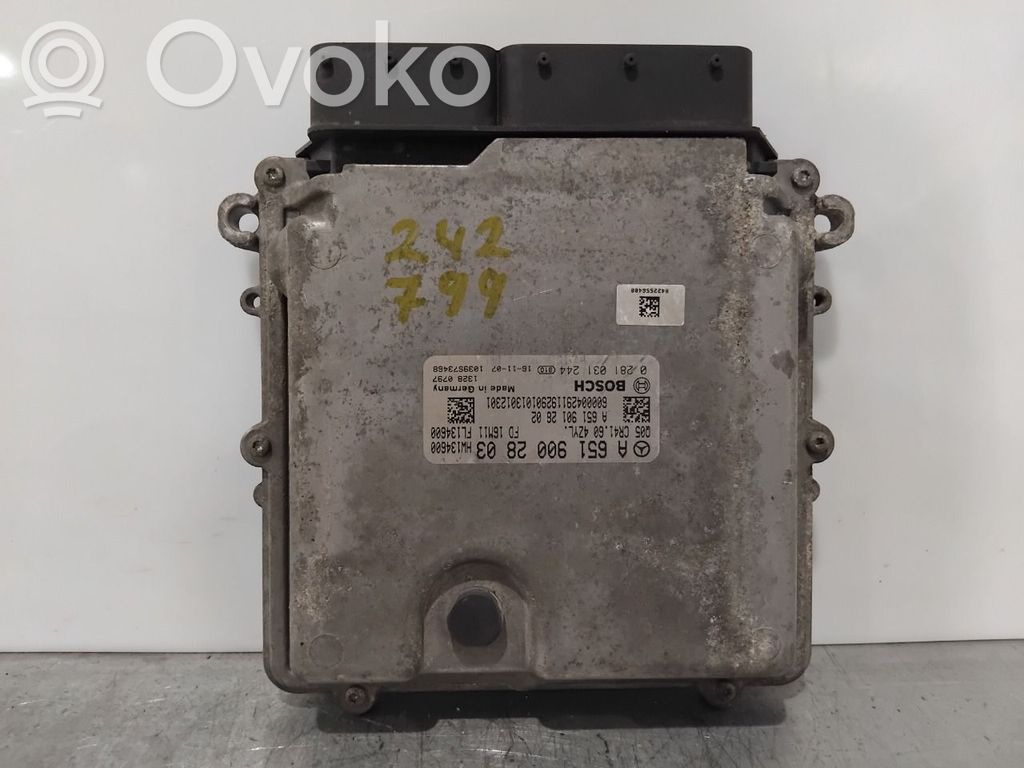 Mercedes-Benz Vito Viano W447 Unitate control motor/modul ECU