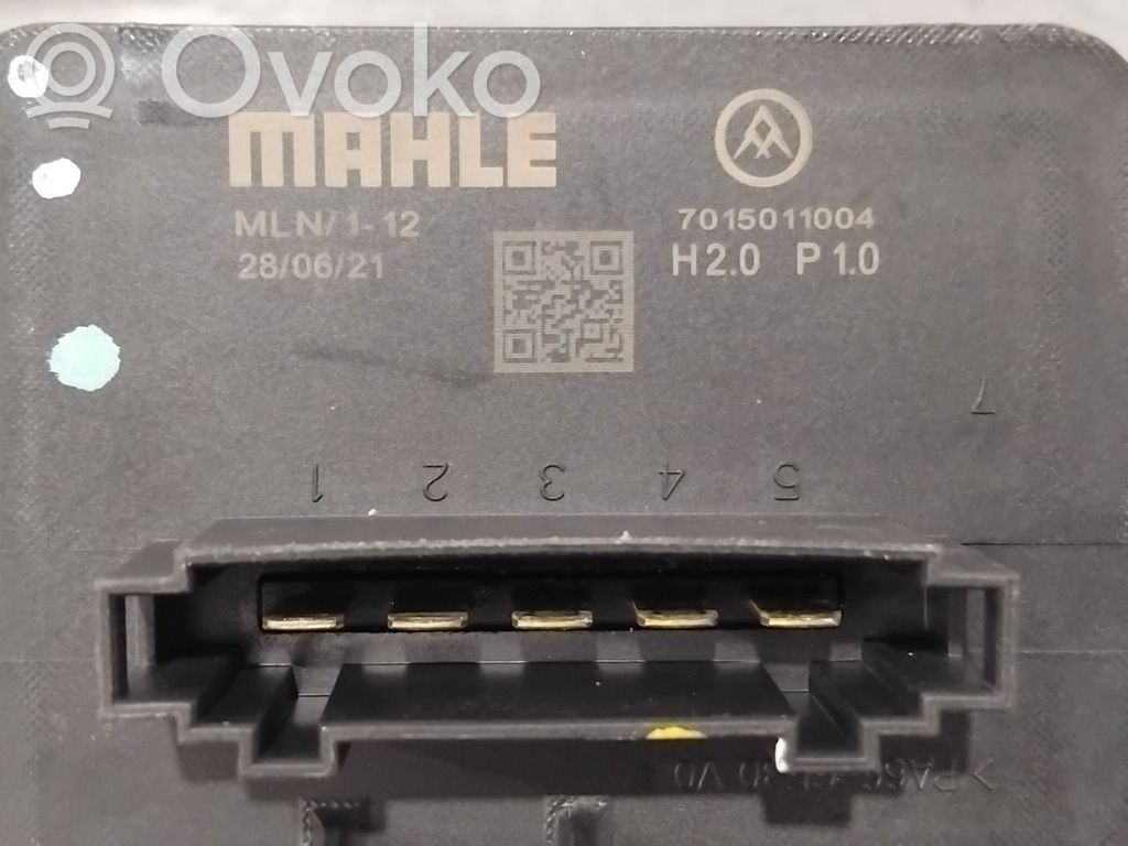 Citroen C4 SpaceTourer Rezystor / Opornik dmuchawy nawiewu 
