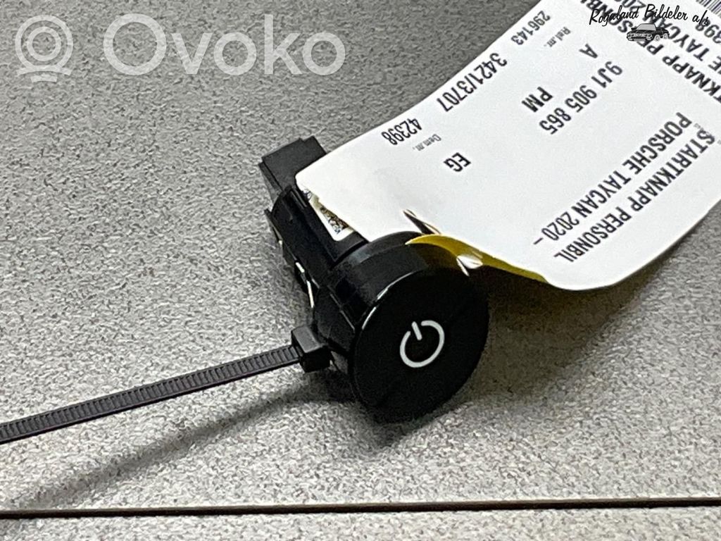 Porsche Taycan 9J1 Motor Start Stopp Schalter Druckknopf 