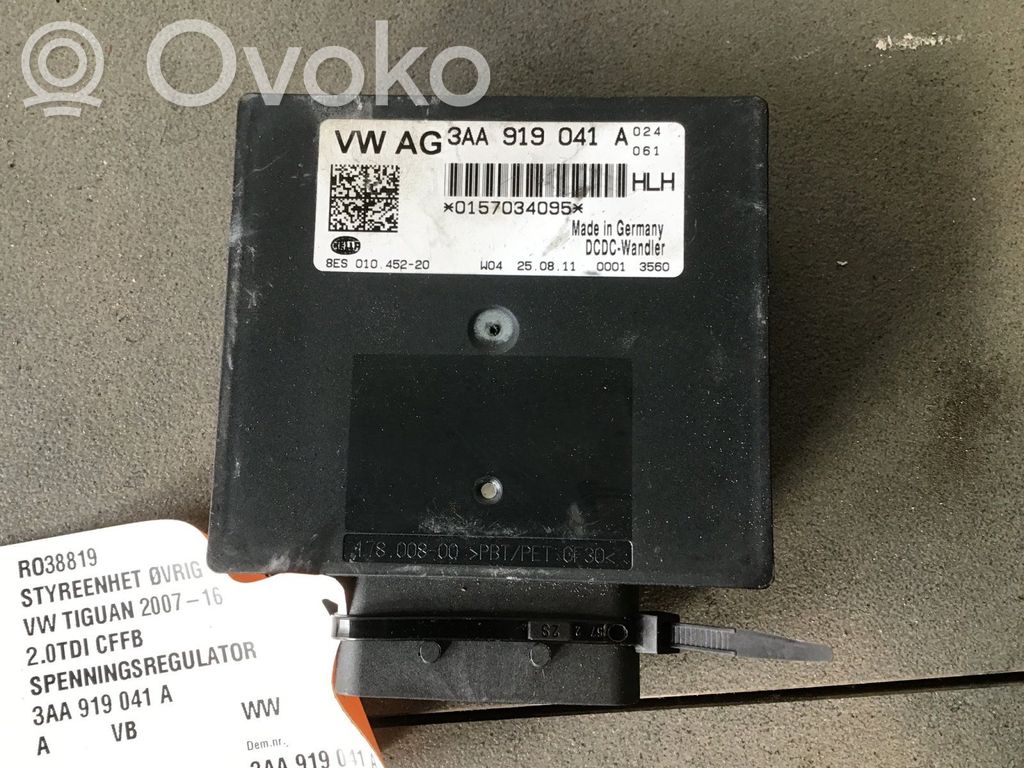 Volkswagen Tiguan Inne komputery / moduły / sterowniki 
