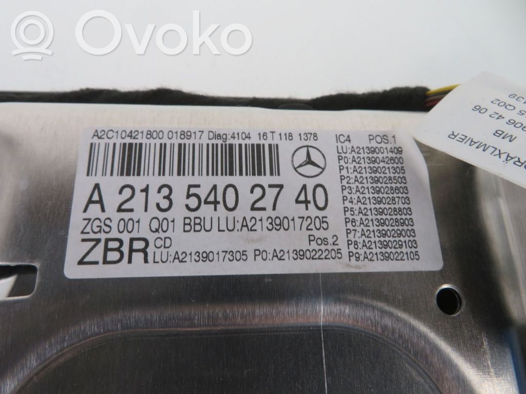 Mercedes-Benz E W213 Tachimetro (quadro strumenti)