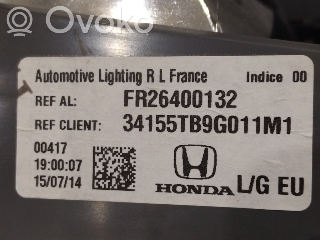 Honda Civic IX Rückleuchte Heckleuchte 