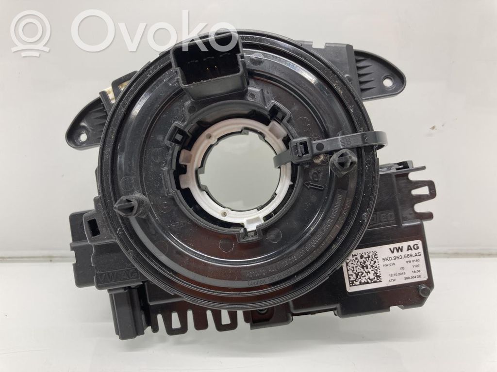 Volkswagen PASSAT B7 Lenkwinkelsensor Airbagschleifring Wickelfeder 