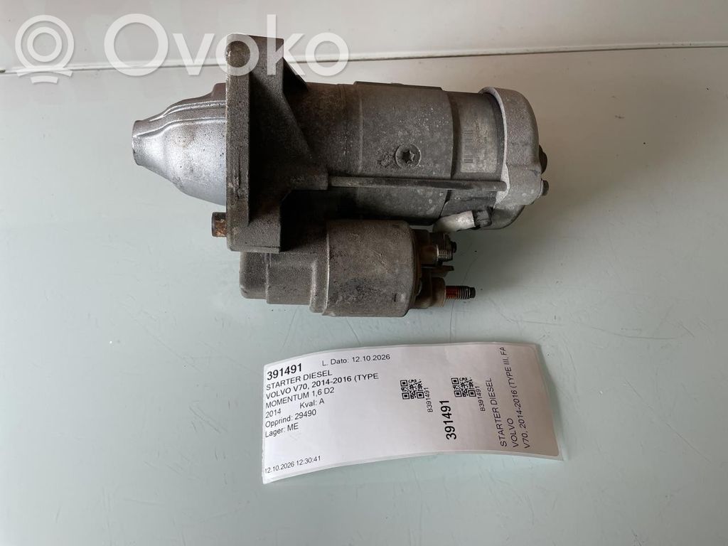 Volvo V70 Starteris 