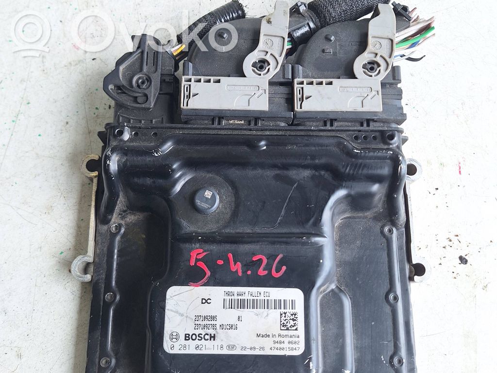 Renault Trafic III (X82) Engine control unit/module ECU 