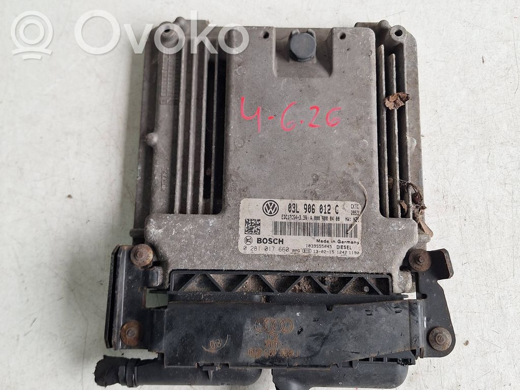 Engine control unit/module   03L906012C