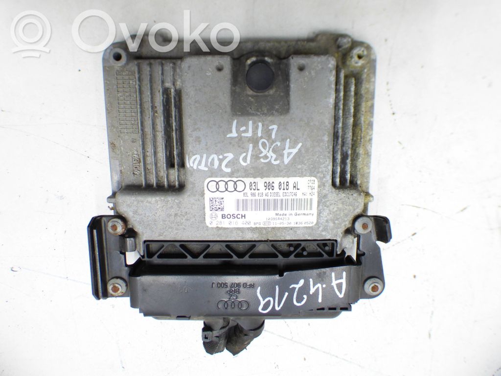 Audi A3 S3 8P Engine control unit/module 