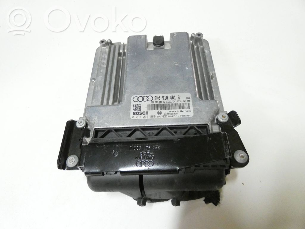 Engine control unit/module   8H0910401A,0281013080,8E0907401AL