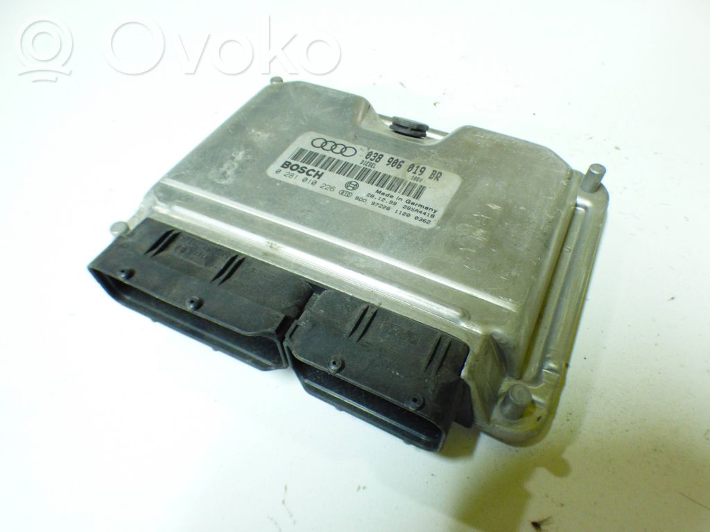 Engine control unit/module   038906019BR,28SA4418,0281010226