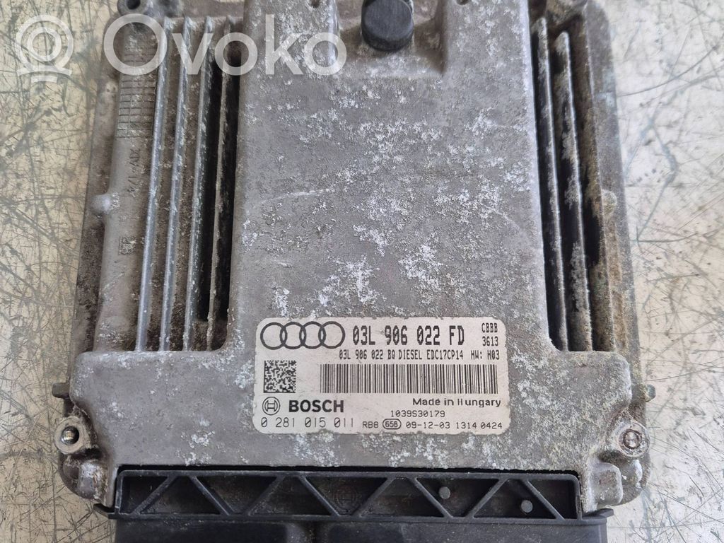 Audi A3 S3 A3 Sportback 8P Engine control unit/module 