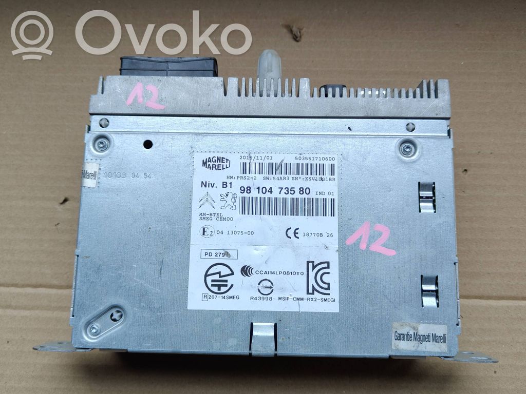 Citroen C4 Cactus CD/DVD player unitate navigație 